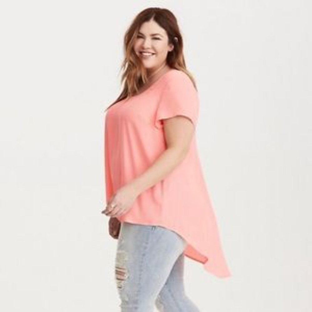 Torrid Hi- Lo Insert Top - Picture 4 of 4